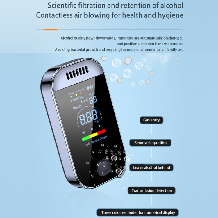 Mini Non-contact High-sensitivity Color Screen Digital Display Alcohol Tester(English) - Breath Alcohol Tester by buy2fix | Online Shopping UK | buy2fix