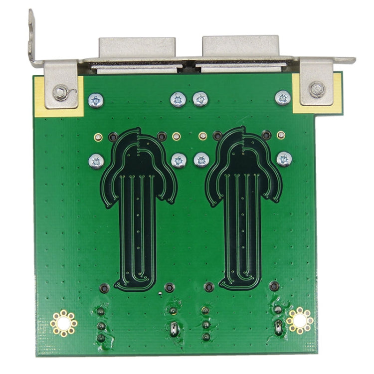 Dual Ports Mini SAS Internal SFF-8087 to External HD SFF-8088 Front Panel PCI SAS Card - Add-on Cards by buy2fix | Online Shopping UK | buy2fix