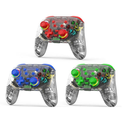 For PS3 / PS4 Dual Vibration Wireless Gamepad With RGB Lights(Blue) - Gamepads by buy2fix | Online Shopping UK | buy2fix