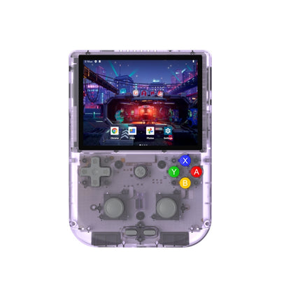 ANBERNIC RG405V 4+256G 10000 Games Handheld Game Console 4-Inch IPS Screen Android 12 System T618 64-Bit Game Player(Transparent Purple) - Pocket Console by ANBERNIC | Online Shopping UK | buy2fix