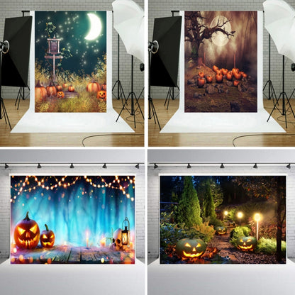 1.25x0.8m Holiday Party Photography Background Halloween Decoration Hanging Cloth, Style: WS-207 - Cartoon by buy2fix | Online Shopping UK | buy2fix