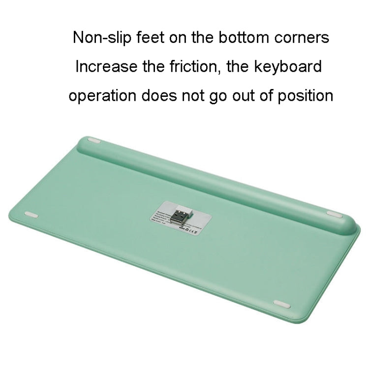 B087 2.4G Portable 78 Keys Dual Mode Wireless Bluetooth Keyboard And Mouse, Style: Keyboard Pink - Wireless Keyboard by buy2fix | Online Shopping UK | buy2fix