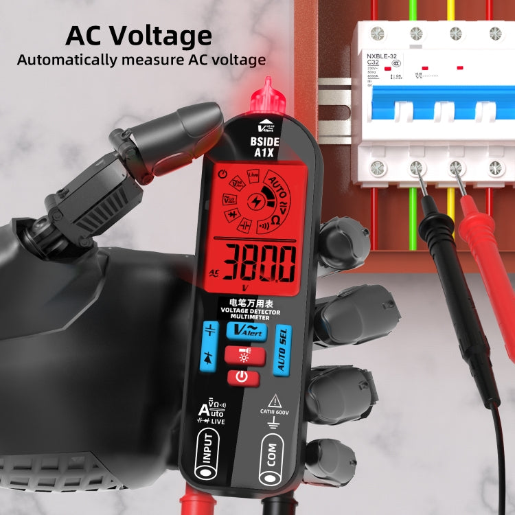 BSIDE A1X Charging Model Mini Digital Electric Pen Intelligent Automatic Merit Multimeter, Specification: With Tool Pack - Digital Multimeter by BSIDE | Online Shopping UK | buy2fix