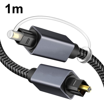 1m Digital Optical Audio Output/Input Cable Compatible With SPDIF5.1/7.1 OD5.0MM(Gray) - Audio Optical Cables by buy2fix | Online Shopping UK | buy2fix