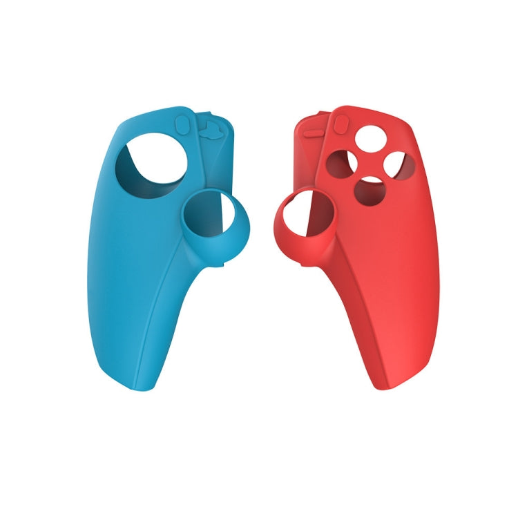 For PS5 PlayStation Portal Game Console DOBE Split Silicone Protective Case(Red and Blue) - Cases by DOBE | Online Shopping UK | buy2fix