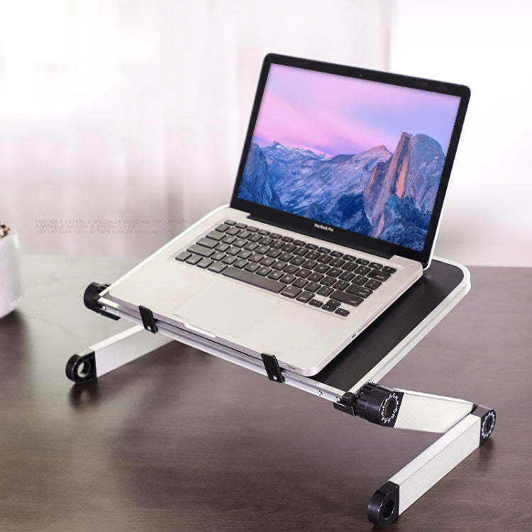 Universal 360 Degree Adjustment Folding Aluminum Alloy Laptop Stand(Black) - Computer & Networking by buy2fix | Online Shopping UK | buy2fix