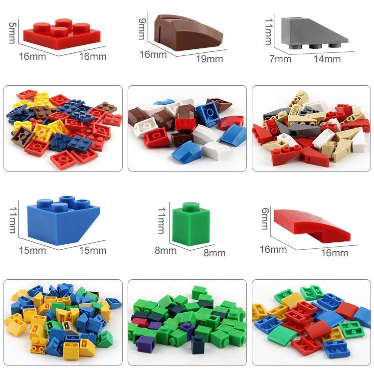 1000 in 1 Intelligent Toys DIY ABS Material Building Blocks with 4 Random Toy Persons, Random Color Delivery - Building Blocks by buy2fix | Online Shopping UK | buy2fix