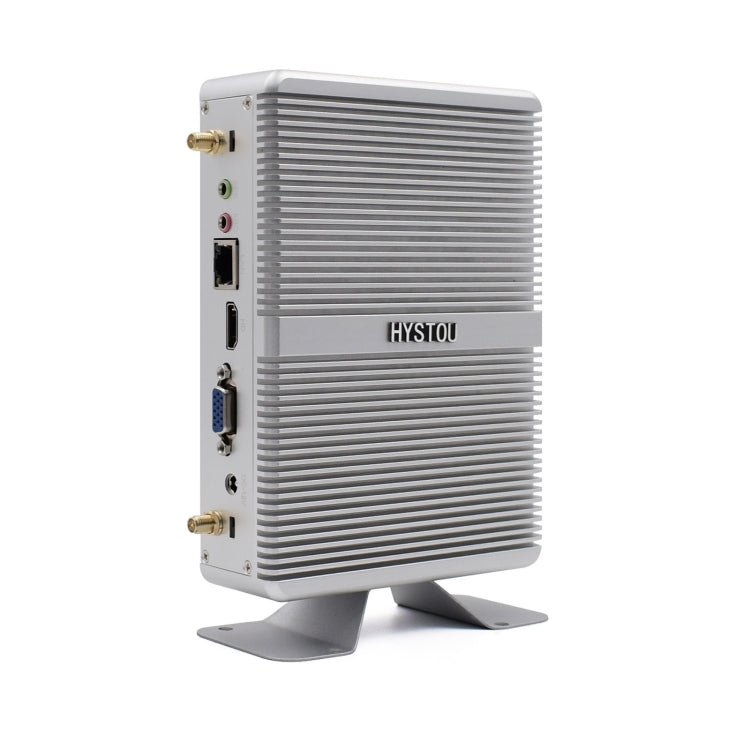 HYSTOU H2 Windows / Linux System Mini PC, Intel Core I3-7167U Dual Core Four Threads up to 2.80GHz, Support mSATA 3.0, 4GB RAM DDR4 + 256GB SSD (White) - Windows Mini PCs by HYSTOU | Online Shopping UK | buy2fix