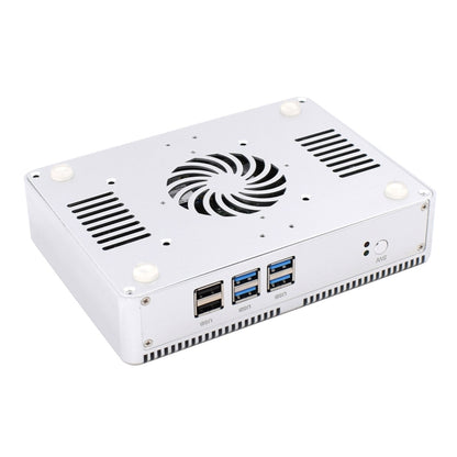 HYSTOU H2 Windows / Linux System Mini PC, Intel Core I5-7267U Dual Core Four Threads up to 3.50GHz, Support mSATA 3.0, 8GB RAM DDR3 + 256GB SSD 500GB HDD (White) - Windows Mini PCs by HYSTOU | Online Shopping UK | buy2fix