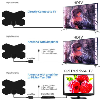 MYC-HDTV050 X Shield 25dB 4K HDTV Antenna, Reception Range: 150 Miles - Consumer Electronics by buy2fix | Online Shopping UK | buy2fix