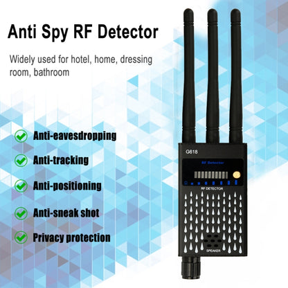 G618 GPS Wireless Signal Detector WiFi Camera Detector - Security by buy2fix | Online Shopping UK | buy2fix