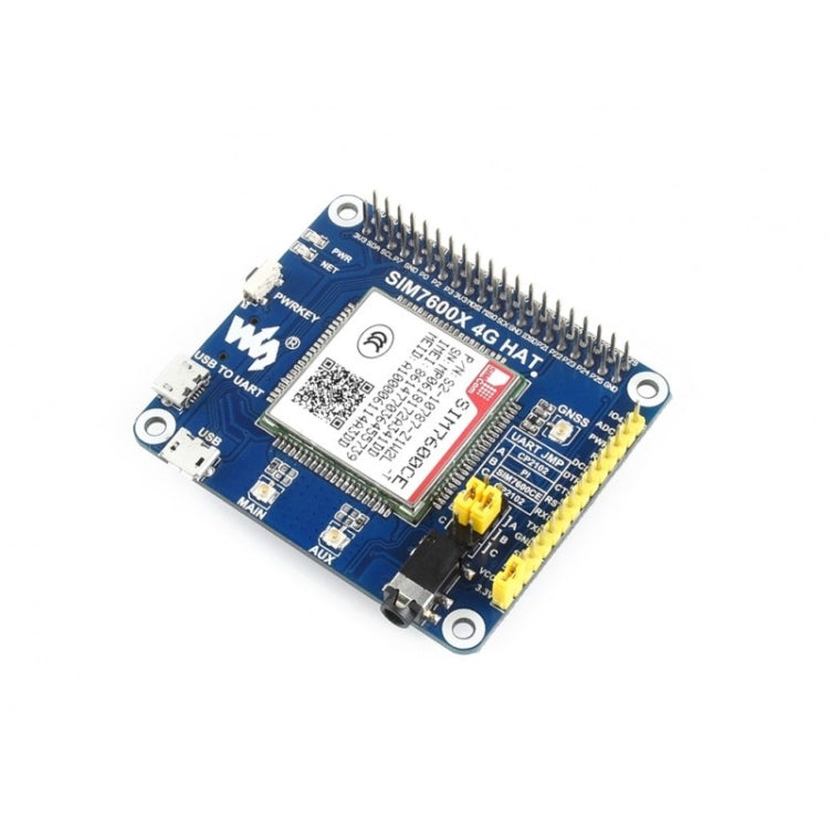 Waveshare 4G / 3G / 2G / GSM / GPRS / GNSS HAT for Raspberry Pi, LTE CAT4, for China - Modules Expansions Accessories by Waveshare | Online Shopping UK | buy2fix