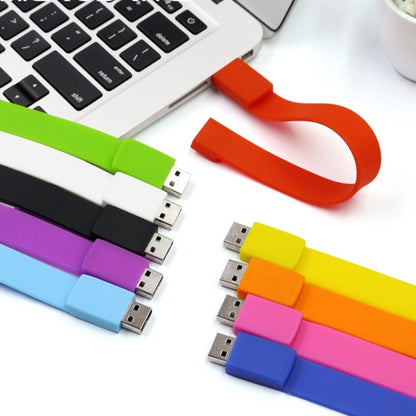 MicroDrive 64GB USB 2.0 Fashion Bracelet Wristband U Disk (Purple) - USB Flash Drives by MicroDrive | Online Shopping UK | buy2fix